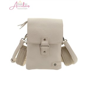 I'm Dutch telefoon en schoudertasje Keith Naturel 